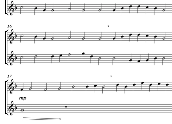 O Virgo Splendens' sheet music ALTO – Team Recorder