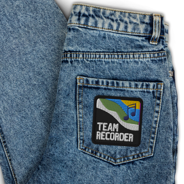 Embroidered patches - Team Recorder Classic