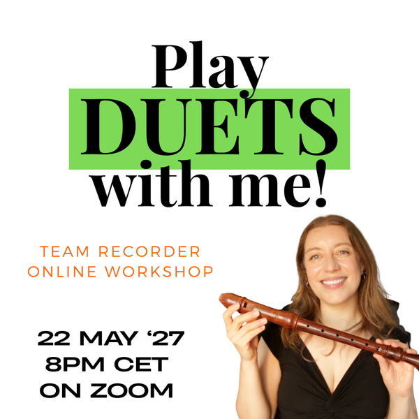 Play Duets with Me! | Online Workshop: 22 May 2027