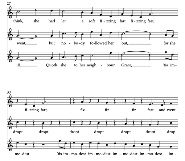 The Derbyshire Lady - 18th century farting song