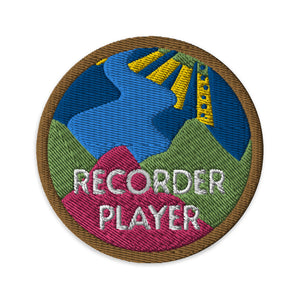 Embroidered patch - 'Mountain' design